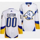 Men's Buffalo Sabres Customized White 2022 Reverse Retro Authentic Jersey