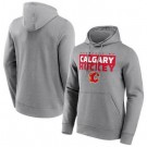 Men's Calgary Flames Gray Gain Ground Hoodie