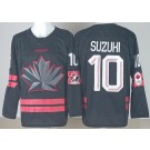 Men's Canada #10 Nick Suzuki Black 2026 Olympics Authentic Jersey
