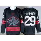 Men's Canada #29 Nathan MacKinnon Black 2026 Olympics Authentic Jersey