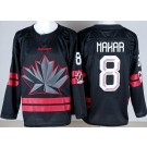Men's Canada #8 Cale Makar Black 2026 Olympics Authentic Jersey