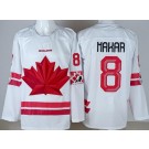Men's Canada #8 Cale Makar White 2026 Olympics Authentic Jersey