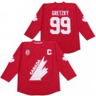 Men's Canada #99 Wayne Gretzky Red Hockey Jersey