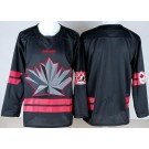Men's Canada Blank Black 2026 Olympics Authentic Jersey