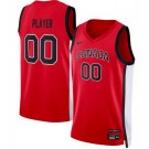 Men's Canada Custom Red 2024 Heat Press Basketball Jersey