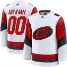 Men's Carolina Hurricanes Customized White 2025 Authentic Jersey