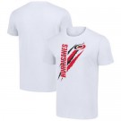 Men's Carolina Hurricanes Starter White Color Scratch T Shirt