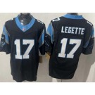 Men's Carolina Panthers #17 Xavier Legette Limited Black FUSE Vapor Jersey