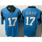 Men's Carolina Panthers #17 Xavier Legette Limited Blue FUSE Vapor Jersey