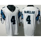 Men's Carolina Panthers #4 Tetairoa McMillan Limited White FUSE Vapor Jersey