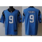 Men's Carolina Panthers #9 Bryce Young Limited Blue Vapor Jersey