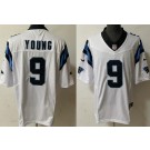 Men's Carolina Panthers #9 Bryce Young Limited White FUSE Vapor Jersey