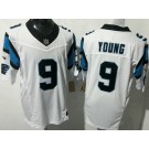 Men's Carolina Panthers #9 Bryce Young Limited White FUSE Vapor Jersey