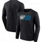 Men's Carolina Panthers Black NFL x Bud Light Long Sleeve T Shirt