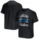 Men's Carolina Panthers Black NFL x Darius Rucker Collection Stripe T Shirt