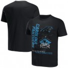 Men's Carolina Panthers Black NFL x Staple World Renowned T Shirt
