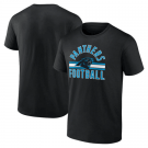 Men's Carolina Panthers Black  Standard Arch Stripe T Shirt