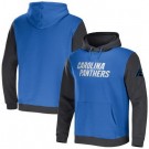 Men's Carolina Panthers Blue NFL x Darius Rucker Collection Colorblock Pullover Hoodie