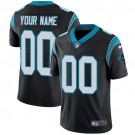Men's Carolina Panthers Customized Limited Black Vapor Untouchable Jersey