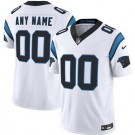 Men's Carolina Panthers Customized Limited White FUSE Vapor Jersey