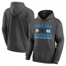 Men's Carolina Panthers Gray Fierce Competitor Pullover Hoodie