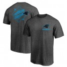 Men's Carolina Panthers Iconic Retro Diamond Scroll Printed T-Shirt 0866