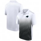 Men's Carolina Panthers White Black Parameter Polo