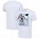 Men's Carolina Panthers White Graphic Shield Logo T Shirt