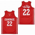 Men's Chaminade High School #22 Jayson Tatum Red Basketball Jersey