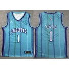 Youth Charlotte Hornets #1 Lamelo Ball Blue Classic Icon Swingman Jersey