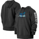 Men's Charlotte Hornets Black 2021 City Edition Pullover Hoodie