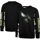 Men's Charlotte Hornets Black City Edition Two Peat Headline Pullover Sweatshirt