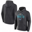 Men's Charlotte Hornets Charcoal Noches Ene Be A Pullover Hoodie