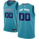 Men's Charlotte Hornets Customized Green Icon Swingman Nike Jersey