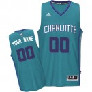 Men's Charlotte Hornets Customized Green Swingman Adidas Jersey