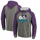 Men's Charlotte Hornets Gray 3 Printed Pullover Hoodie