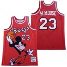 Men's Chicago #23 Mickey Mouse Red Basketball Jersey