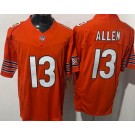 Men's Chicago Bears #13 Keenan Allen Limited Orange FUSE Vapor Jersey