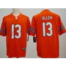 Men's Chicago Bears #13 Keenan Allen Limited Orange Vapor Jersey