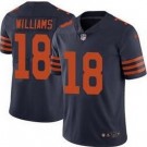 Men's Chicago Bears #18 Caleb Williams Limited Navy Alternate Vapor Jersey