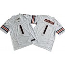 Men's Chicago Bears #1 Jaylon Johnson Limited White FUSE Vapor Jersey