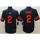 Men's Chicago Bears #2 DJ Moore Limited Navy Alternate Vapor Jersey