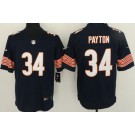 Men's Chicago Bears #34 Walter Payton Limited Navy Vapor Untouchable Jersey