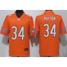 Men's Chicago Bears #34 Walter Payton Limited Orange Vapor Untouchable Jersey