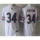 Men's Chicago Bears #34 Walter Payton Limited White FUSE Vapor Jersey