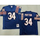 Men's Chicago Bears #34 Walter Payton Navy 1985 Throwback Jersey
