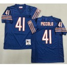 Men's Chicago Bears #41 Brian Piccolo Navy 1969 Throwback Jersey