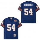 Men's Chicago Bears #54 Brian Urlacher Navy Bear Logo Throwback Jersey