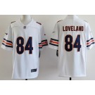 Men's Chicago Bears #84 Colston Loveland Limited White Vapor Jersey