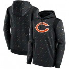 Men's Chicago Bears Black 2021 Crucial Catch Therma Pullover Hoodie